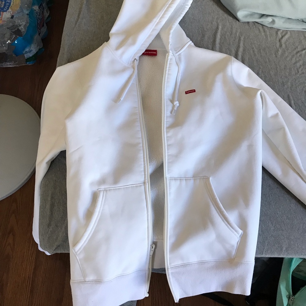supreme zip up windbreaker